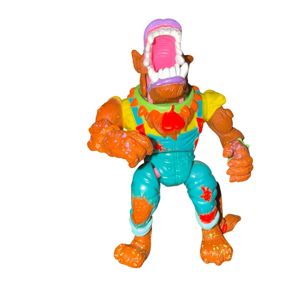 Vintage 1991 Toxic Crusaders Headbanger Action Figure Playmates Loose Incomplete